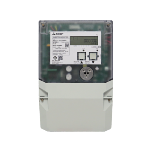 มิเตอร์ไฟฟ้า อิเล็กทรอนิกส์ 5(100)A 3 เฟส 4 สาย MITSUBISHI SMW110-C01E