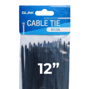 GLINK Cable Tie Black 12 Inches