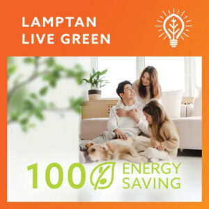 โคมไฟฟลัดไลท์พลังงานแสงอาทิตย์ Lamptan LED Solar Floodlight Smart Sensor Jumbo 200W Daylight - Image 9
