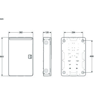 ตู้โหลดเซ็นเตอร์ 18 ช่อง 3 เฟส 250A (แบบเมนลักซ์) SCHNEIDER รุ่น Square D DBSeT Qwik-Plug QWKDE3250LU18 - Image 3