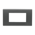 หน้ากาก ฝาครอบสวิตซ์ 3 ช่อง สีเมทัลลิค เทา พานาโซนิค PANASONIC WEG6803MH