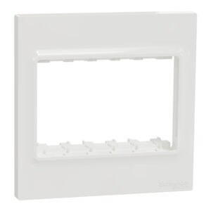 ฝาครอบ 3 ช่อง ขนาด 3x3 (E format) สีขาว Schneider รุ่น Miluz E รหัส M3TS01BP_WE